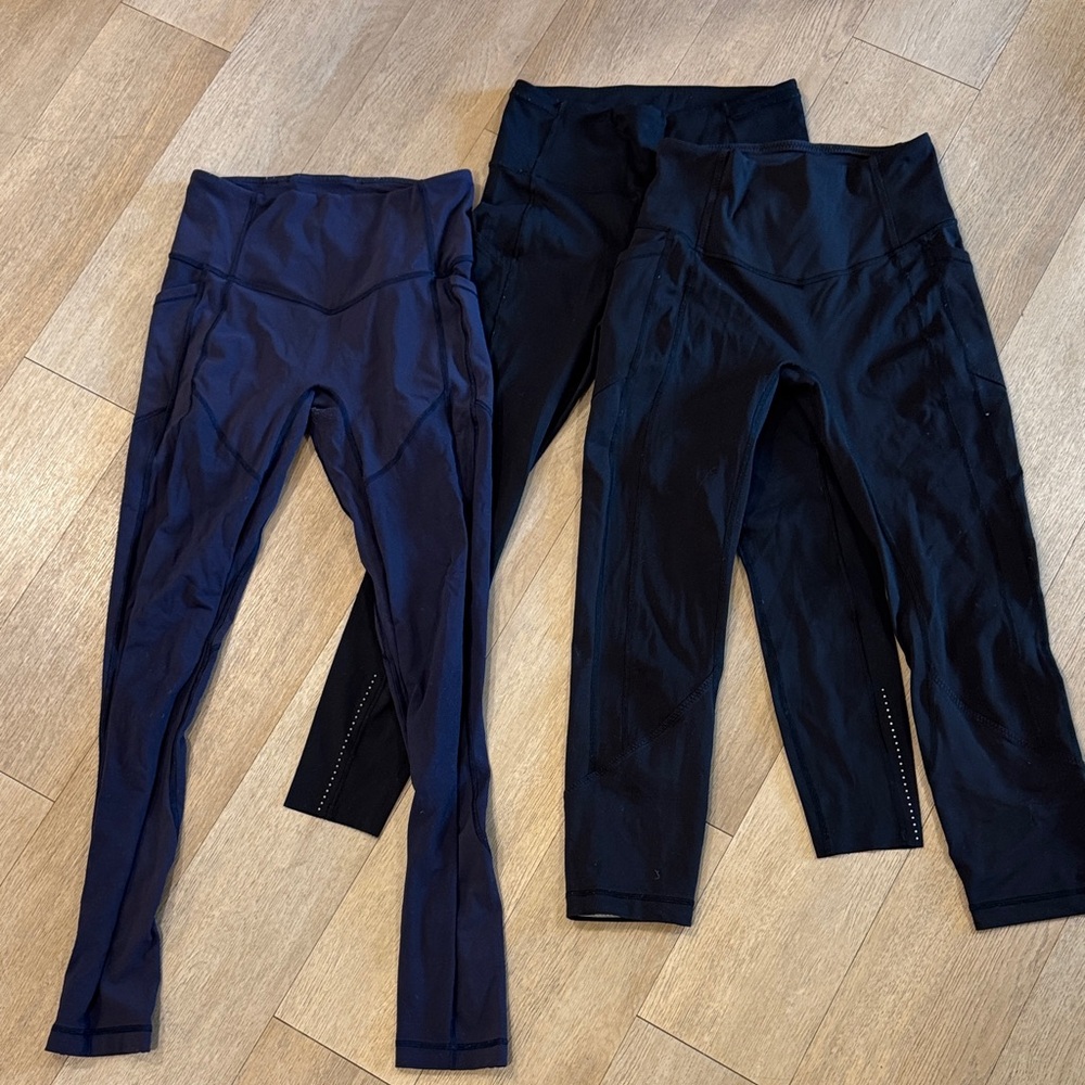 lululemon athletica Women's legging bundle, all size 6 GUC
